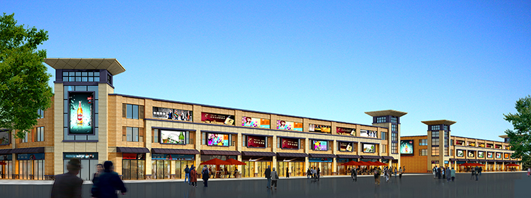 郭里商貿(mào)城效果圖